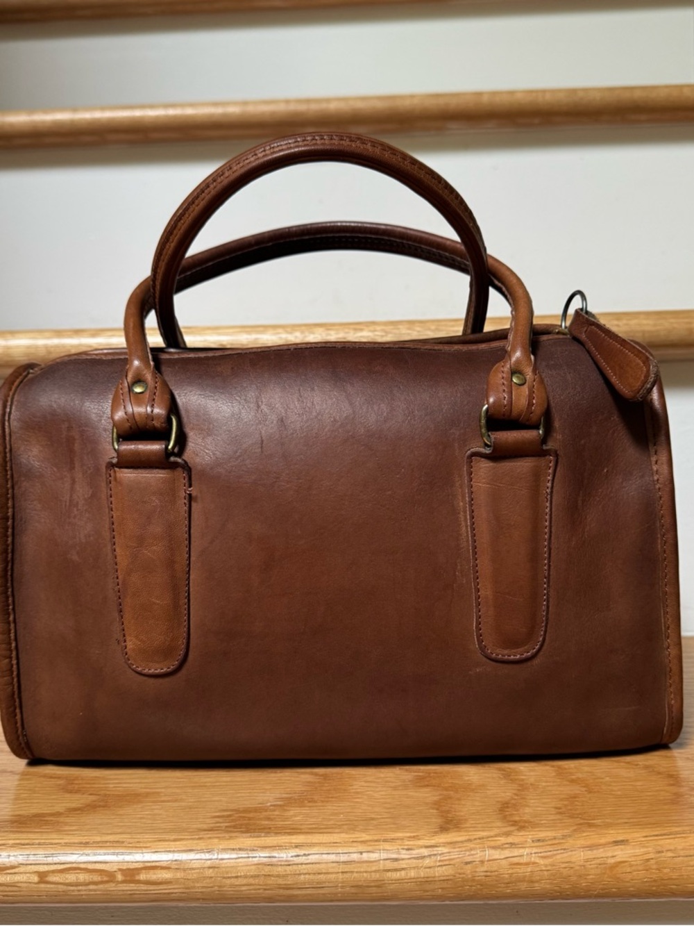 Vintage Coach Madison Satchel 9725 in British Tan Leather, Made in NYC